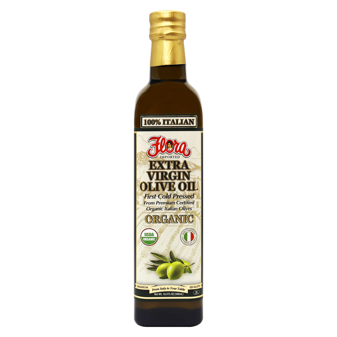 100 Italian Organic Extra Virgin Olive Oil 500 ML Flora Fine Foods