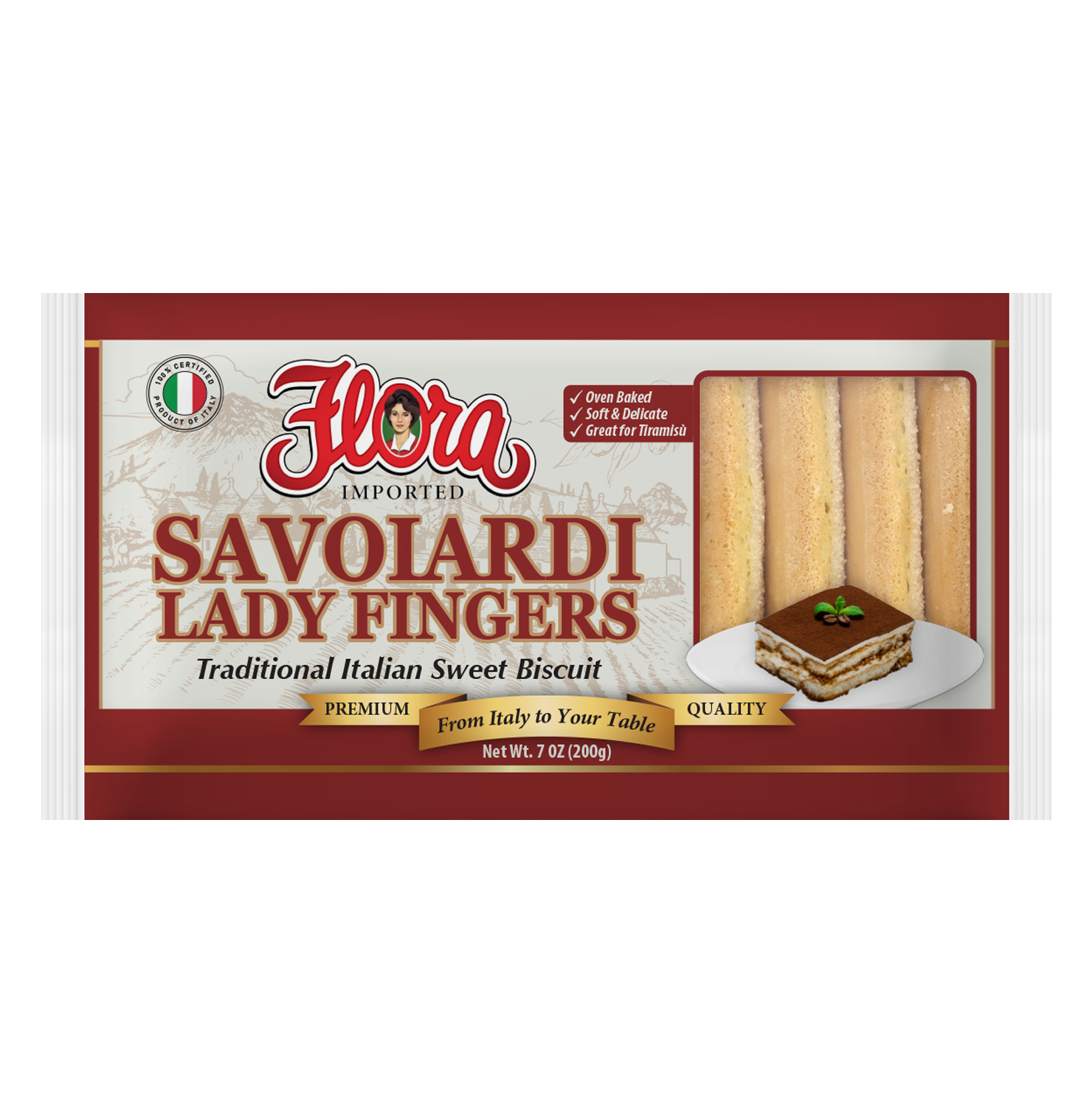 Lady Fingers Savoiardi Grams Flora Fine Foods